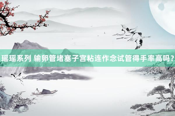 瑶瑶系列 输卵管堵塞子宫粘连作念试管得手率高吗？