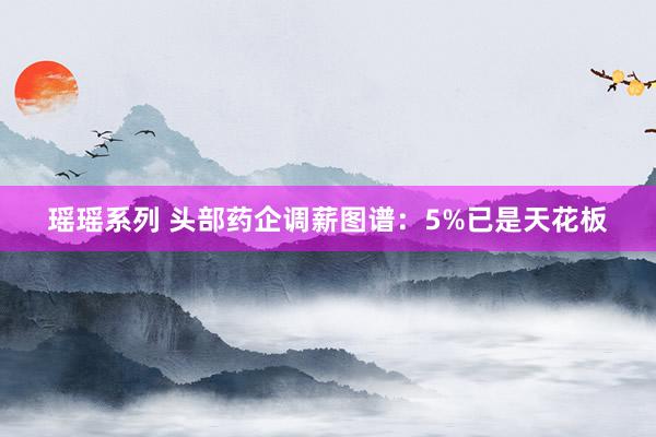 瑶瑶系列 头部药企调薪图谱：5%已是天花板