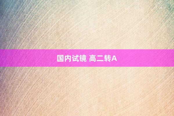 国内试镜 高二转A