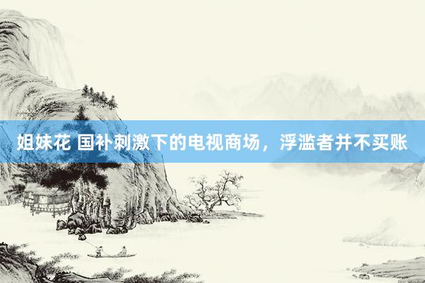 姐妹花 国补刺激下的电视商场，浮滥者并不买账